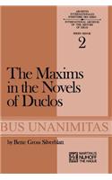 The Maxims in the Novels of Duclos