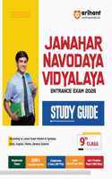 Arihant Study Guide for Jawahar Navodaya Vidyalaya Entrance Exam 2026 Class 9th | According to latest exam pattern & syllabus (English)