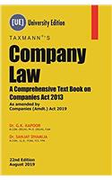 Company Law: A Comprehensive text Book On Companies Act 2013 (University Editon)