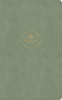 CSB Women's Study Bible, Sage Suedesoft Leathertouch, Indexed