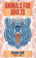 Coloring Book Animals for Adults - Thick Lines