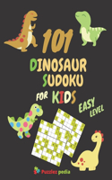 101 Dinosaur Sudoku For Kids