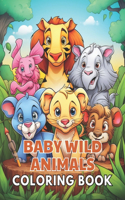 Baby Wild Animals Coloring Book