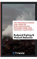 The Writings in Prose and Verse of Rudyard Kipling