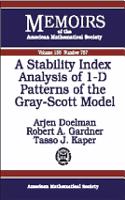 Stability Index Analysis of 1-D Patterns of the Gray-Scott Model