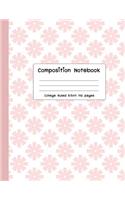 Composition Notebook College Ruled: Blank Lined, College ruled, Journal Notebook, for Girls or Boys, 8.5 x 11 lined 110 pages, for kids school students and teachers