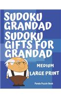 Sudoku Grandad - Sudoku Gifts for Grandad - Medium