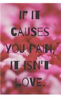 If It Causes You Pain, It Isn't Love