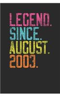 Legend Since August 2003