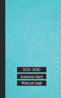 2019 - 2020 Academic diary week per page