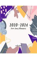 2020-2024 Five Year Planner Colorful: 60 Months Planner Calendar, Monthly Calendar Planner, Agenda Planner and Schedule Organizer