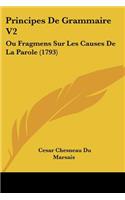 Principes de Grammaire V2