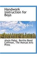 Handwork Instruction for Boys