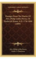 Passages From The Diaries Of Mrs. Philip Lybbe Powys, Of Hardwick House, A.D. 1756-1808 (1899)