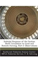 Subtidal Response of the Scotian Shelf Circulation to Local and Remote Forcing. Part I