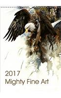 2017 Mighty Fine Art 2017: Monthly Calendar of Artwork(Calvendo Art)
