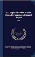 500 Boylston Street Project, Mepa Environmental Impact Report