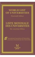 World List of Universities / Liste Mondiale Des Universites