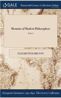 Memoirs of Modern Philosophers; Vol. I