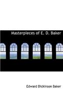 Masterpieces of E. D. Baker