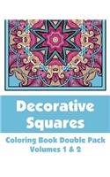 Decorative Squares Coloring Book Double Pack (Volumes 1 & 2)