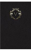 Monogram "V" Meeting Notebook