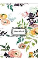 Flora Art and Design: Blank Paper for Drawing, Doodling or Sketching (Sketchbooks)