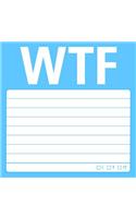 Knock Knock WTF Sticky Notes: Sticky Note
