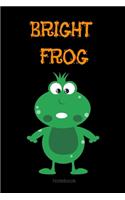 Bright Frog Composition Notebook: College Ruled Notebook - Lined Journal -School supplies Book Notes- back to school Gift Kids -