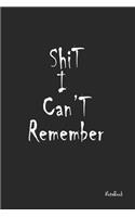 Shit I Can't Remember
