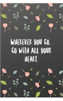 Wherever you go, go with all your heart.