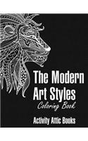 Modern Art Styles Coloring Book