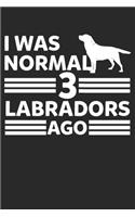 Labrador: Notizbuch/Tagebuch/Aufgabenheft/120 Seiten/Karierte Seiten,6x9 Zoll