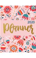 2020 Planner: Year 2020 - 365 Daily - 52 Week journal Planner Calendar Schedule Organizer Appointment Notebook, Monthly Planner, 2020 Planner Weekly and Monthly