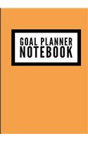 Goal Planner Notebook: Solid Orange - Undated Goal Planner, Durable Journal Diary Notebook, Organizer For Project Planning & Goal Setting - [Professional Grade]