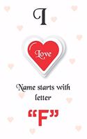 I Love Name Starts with Letter 