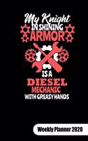 My knight in shining armor is a diesel mechanic with greasy hands. Weekly Planner 2020