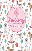 Knitting Graph Paper Notebook - 4