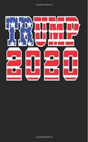 Trump 2020: President Trump 2020 Composition Notebook Back to School 7.5 x 9.25 Inches 100 Wide Ruled Pages