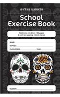 Day of the Dead Halloween Theme School Exercise Book