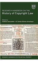 Research Handbook on the History of Copyright Law