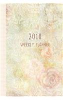 2018 Weekly Planner: 12 Month Weekly Planner / Notebook / Diary / Journal / 2018 Calendar / Organizer - 1-Page-a-Week- Extra dots and blank pages for journaling, plannin