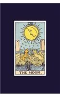 The Moon: 120 Blank Lined Pages, 6 X 9 College Ruled Notebook, The Moon Tarot Card Journal, Diary, Notebook (Tarot Card Notebooks)(Tarot Card Notebooks - Traditional Design)