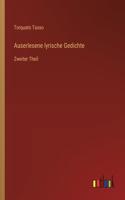 Auserlesene lyrische Gedichte