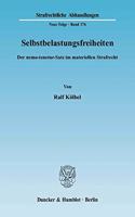 Selbstbelastungsfreiheiten