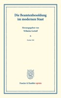 Die Beamtenbesoldung Im Modernen Staat