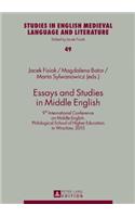 Essays and Studies in Middle English