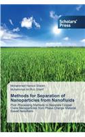 Methods for Separation of Nanoparticles from Nanofluids