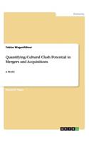 Quantifying Cultural Clash Potential in Mergers and Acquisitions