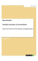 Variable Annuities in Deutschland